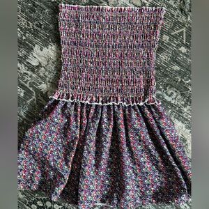 Strawberry Milk Mob Multicolor Strapless Dress